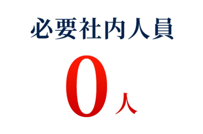 必要社内人員が0人