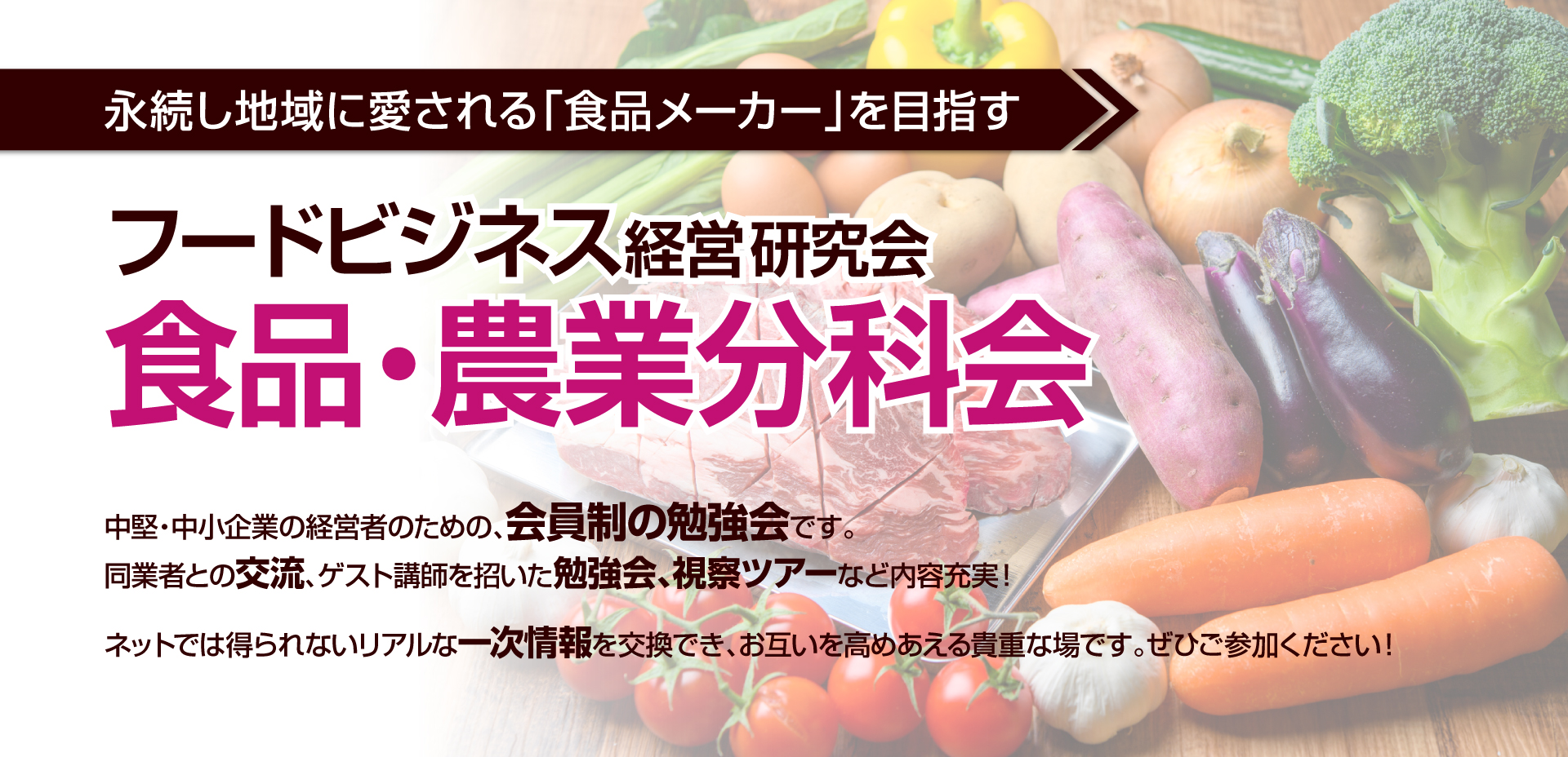 フードビジネス経営研究会 食品・農業分科会